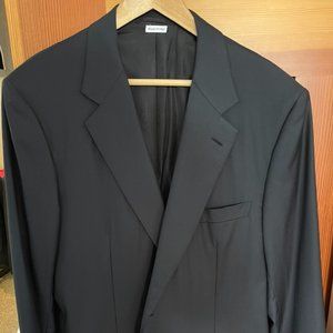 Navy Brioni Wool Blazer